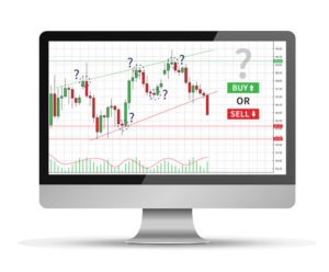 Trading-Strategie am Monitor