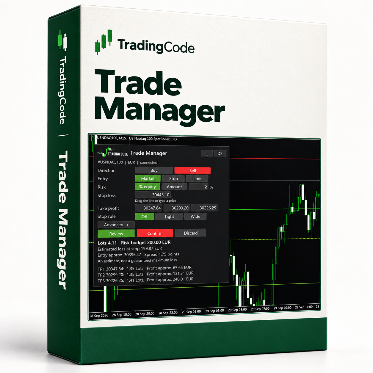 TradingCode Trade Manager